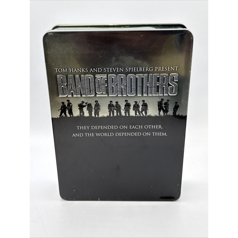 Band Of Brothers In Metal Case (DVD, 2002, 6-Disc‎ Set) HBO Vintage Tom Hanks